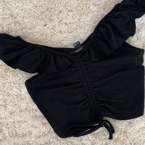 Black Forever 21 crop top